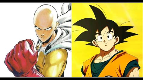 Goku And Saitama Anime Mashup Drawing2 Youtube