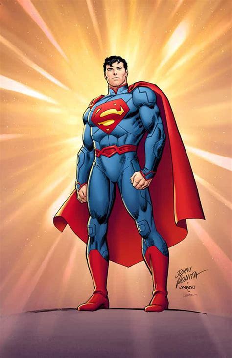 New 52 Superman Drawn By Comic Book Legend John Romita Sr Rsuperman