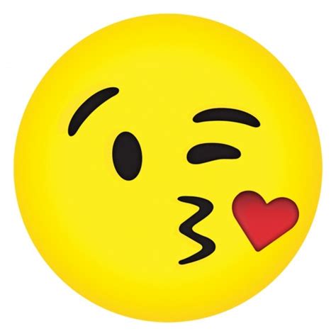 Kissy Emoji Microbead Pillow