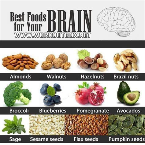 Foods For Your Brain Good Brain Food Brain Food Nutrition Tips