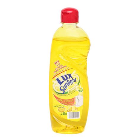 Buy Lux Sunlight Dishwashing Liquid Lemon 400ml Pc Online Aed55