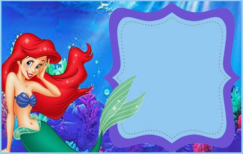 Free last will and testament blank forms. Free Printable Little Mermaid Invitation Template | Little ...