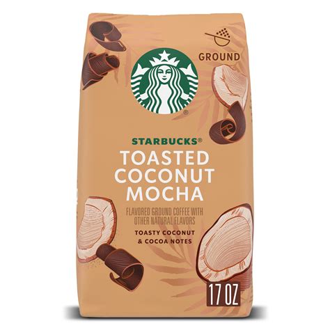Starbucks Naturally Flavored Ground Coffee Toasted Coconut Mocha 100