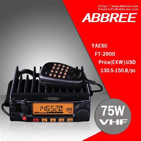 Yaesu Ft2900r Fm 136~174mhz Ham Vehicle Radio Abbree Electronic Co