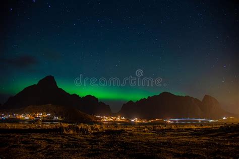 An Insane Aurora Borealis Or Northern Lights Display Over The Fishing