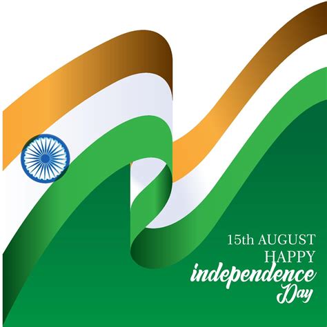 Happy India Independence Day Vector Template Design Illustration