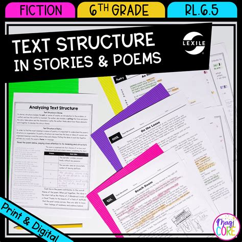 Text Structure In Stories And Poems Magicore