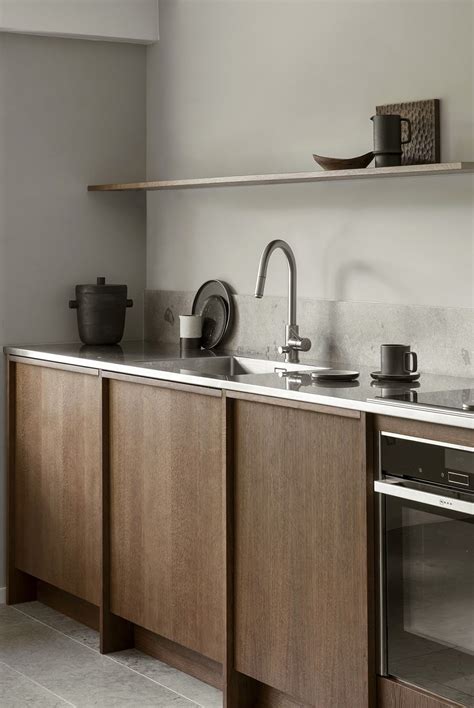 Amm Blog A Kitchen Designed With Contrasting Materials Minimalist