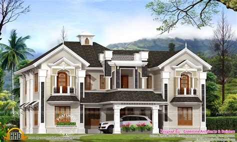 French Model Colonial Home Design Kerala Home Design And Floor Plans