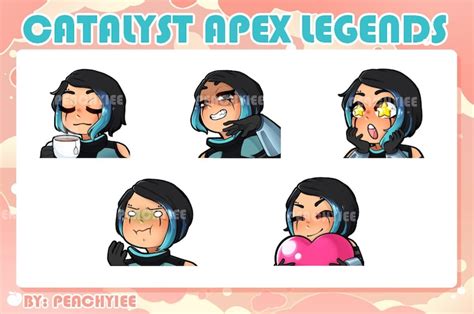 Catalyst Apex Legends Twitch Emotes Pack Catalyst Apex Etsyde