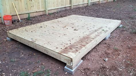 How To Make A Shed Base Square