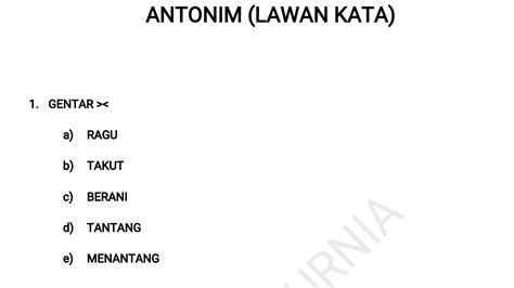 Contoh soal psikotes dan tes potensi akademik verbal ppg (sinonim, antonim, dan analogi) beserta jawabannya. Soal Cpns Sinonim 2021 - Revisi Sekolah