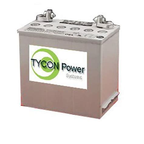Tycon Power Systems Tpbat6 180 6v 180ah Gel Sla Battery With 516 Stud