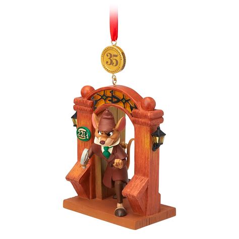The Great Mouse Detective Legacy Sketchbook Ornament 35th Anniversary