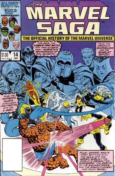 Marvel Comics Of The 1980s 1986 Anatomy Of A Cover Marvel Saga 14