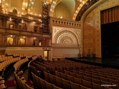 El Tour Por El Auditorium Theatre De Chicago Usa Info Viajera