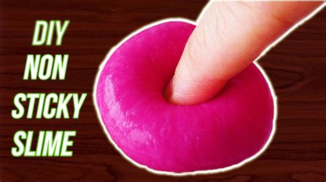 Diy Non Sticky Slime How To Make Non Sticky Slime Without Borax