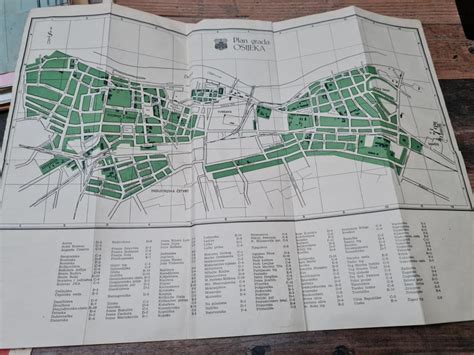 Stara Karta Plan Grada Osijeka