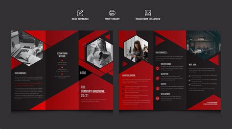Trifold Brochure Corporate Business Brochure Marketing 3 Fold