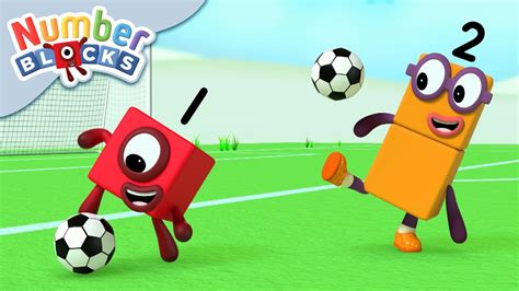 Numberblocks Football Practice Learn To Count Youtube