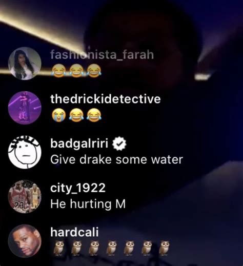 Rhymes With Snitch Celebrity And Entertainment News Drake And Rihanna Interact On
