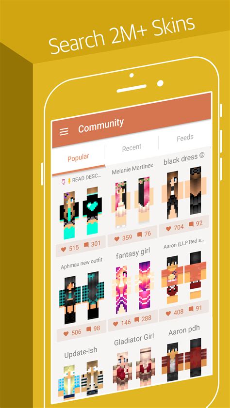 Skinseed Skin Creator And Skins Editor For Minecraft Br Amazon Appstore