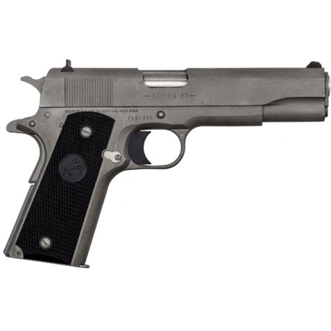Colt Series 80 Stainless 1991a1 Semi Auto Pistol Auctions And Price