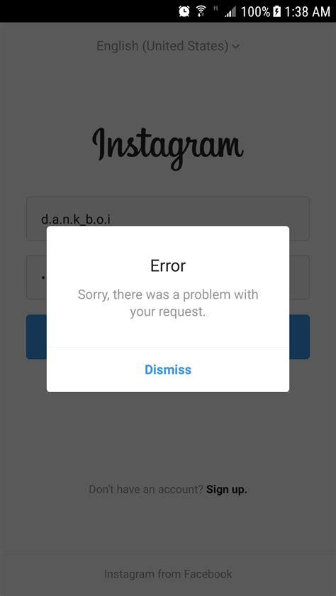 So A Few Days Back I Wasnt Able To Login To My Insta And Just Shows Me