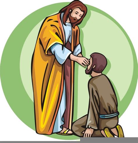 Jesus Heals Clip Art