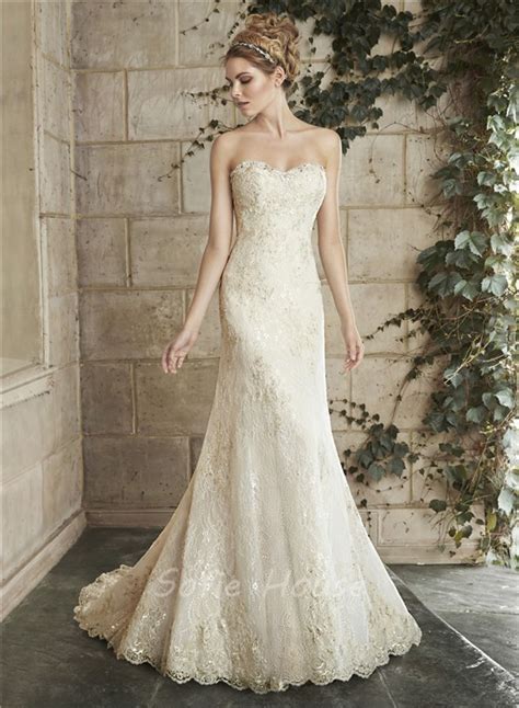10 best mermaid wedding dresses. Sexy Mermaid Cap Sleeve Cut Out Backless Champagne Lace ...