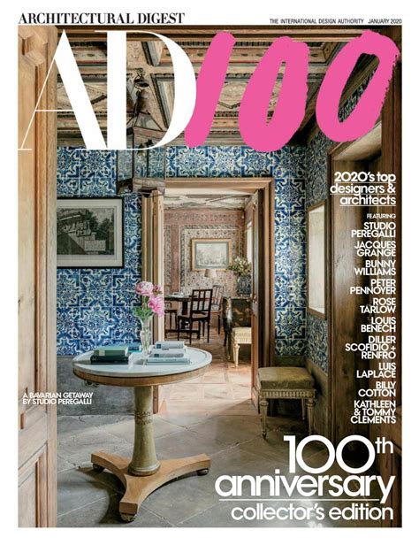 Architectural Digest January 2020 Magazine Get Your