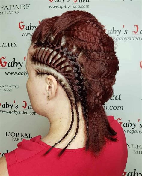 Mohawk style was inspired by rock music genre to show some kind of attitude in a fashionable manner. 60+ Best Stunning Braided Mohawks Hairstyles Inspirational ...