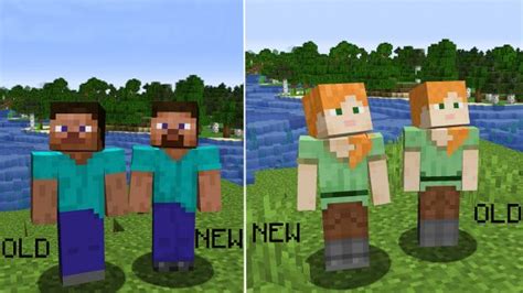 New Default Minecraft Skins Bring Back Steves Beard Paper Writer