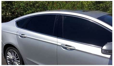 2015 Ford Fusion window tint - YouTube