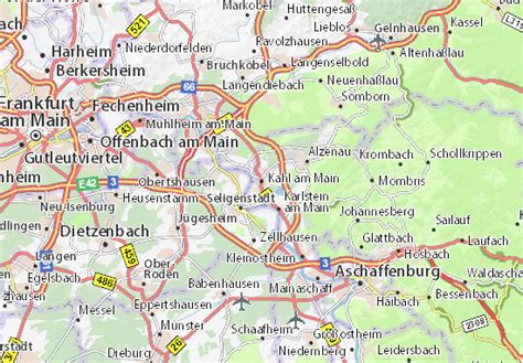 Michelin Kahl Am Main Map Viamichelin