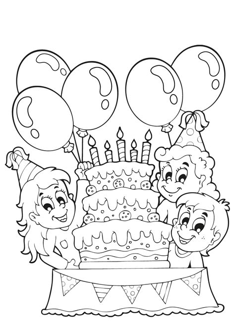Geef hem deze kleurplaat cadeau. Kleurplaten verjaardag: o.a. voor jarige mama, papa, opa ...