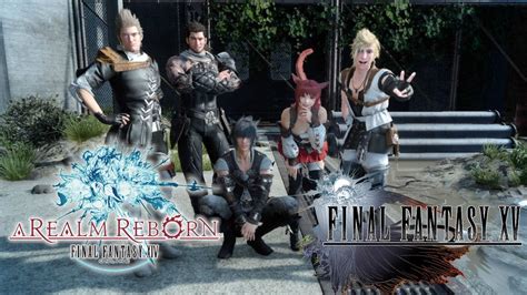 Final Fantasy Xv Crossover Final Fantasy Xiv Youtube