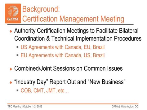 Ppt J Faaeasatccaanac Certification Management Meeting Powerpoint