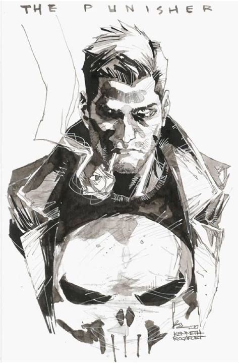 The Punisher Kenneth Rocafort Punisher Marvel Punisher Artwork