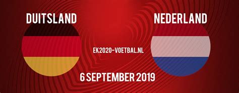 De tegenstanders van oranje in vogelvlucht. Duitsland-Nederland 6 september 2019 | kwalificatie EK ...