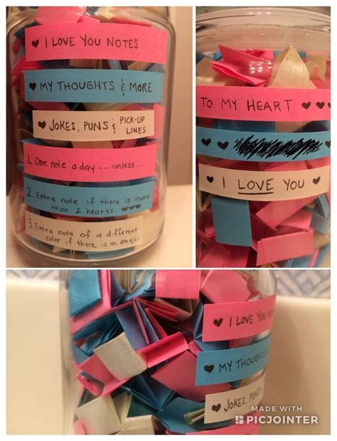 Jar Ideas Diy Gifts For Boyfriend Boyfriend Gifts Diy Gifts For