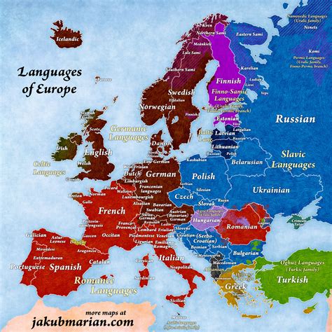 Languages Map Of Europe Robin Christin