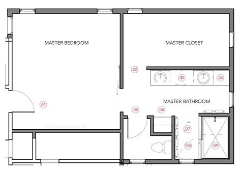 Master Closet Bathroom Combo Layout Attic Master Suite Small Master