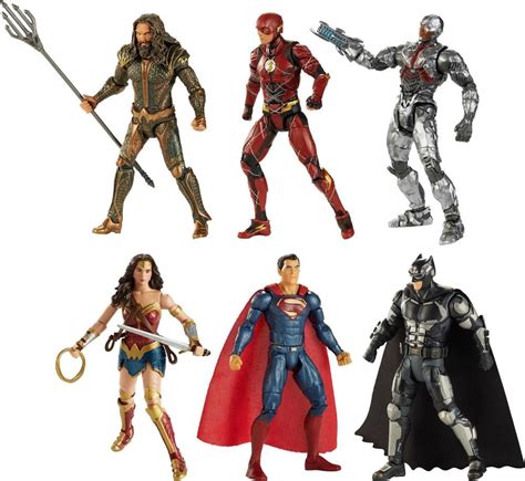 Mattel Dc Comics Multiverse Justice League Movie 6 Figure Styles