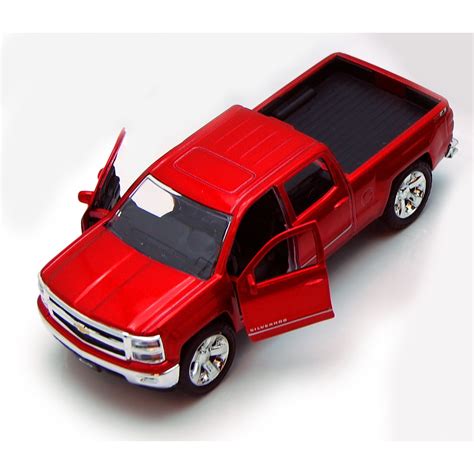 Chevy Silverado Pickup Truck Red Jada Toys Just Trucks 97017 132