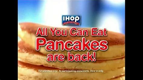 Ihop Tv Commercial The All You Can Eat Pancakes Are Back Ispot Tv