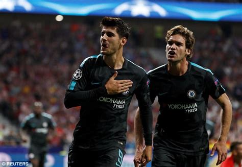 I had my sunglasses in my hand after the celebration morata threw them to the side of the pitch and who knows where they ended up. Chelsea made big statement vs Atletico Madrid - Morata ...