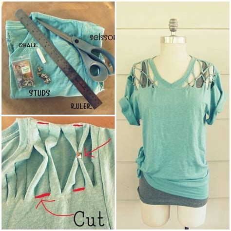 Check spelling or type a new query. DIY No Sew Lattice Stud T-shirt Pictures, Photos, and ...