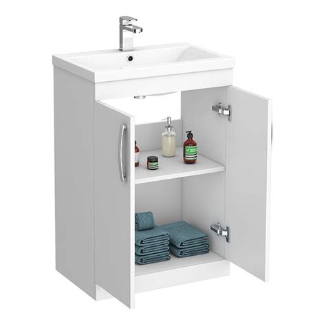 Brooklyn Gloss White Bathroom Suite With Tall Wall Hung Cabinet Victorian Plumbing Uk