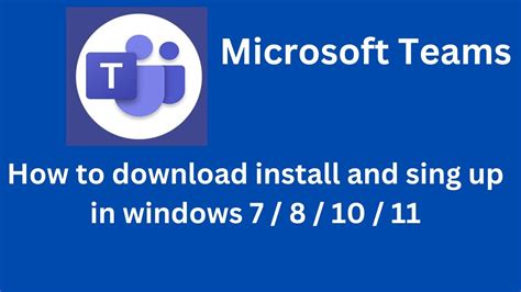 How To Download Install Ms Teams Windows 781011 How To Create Ms